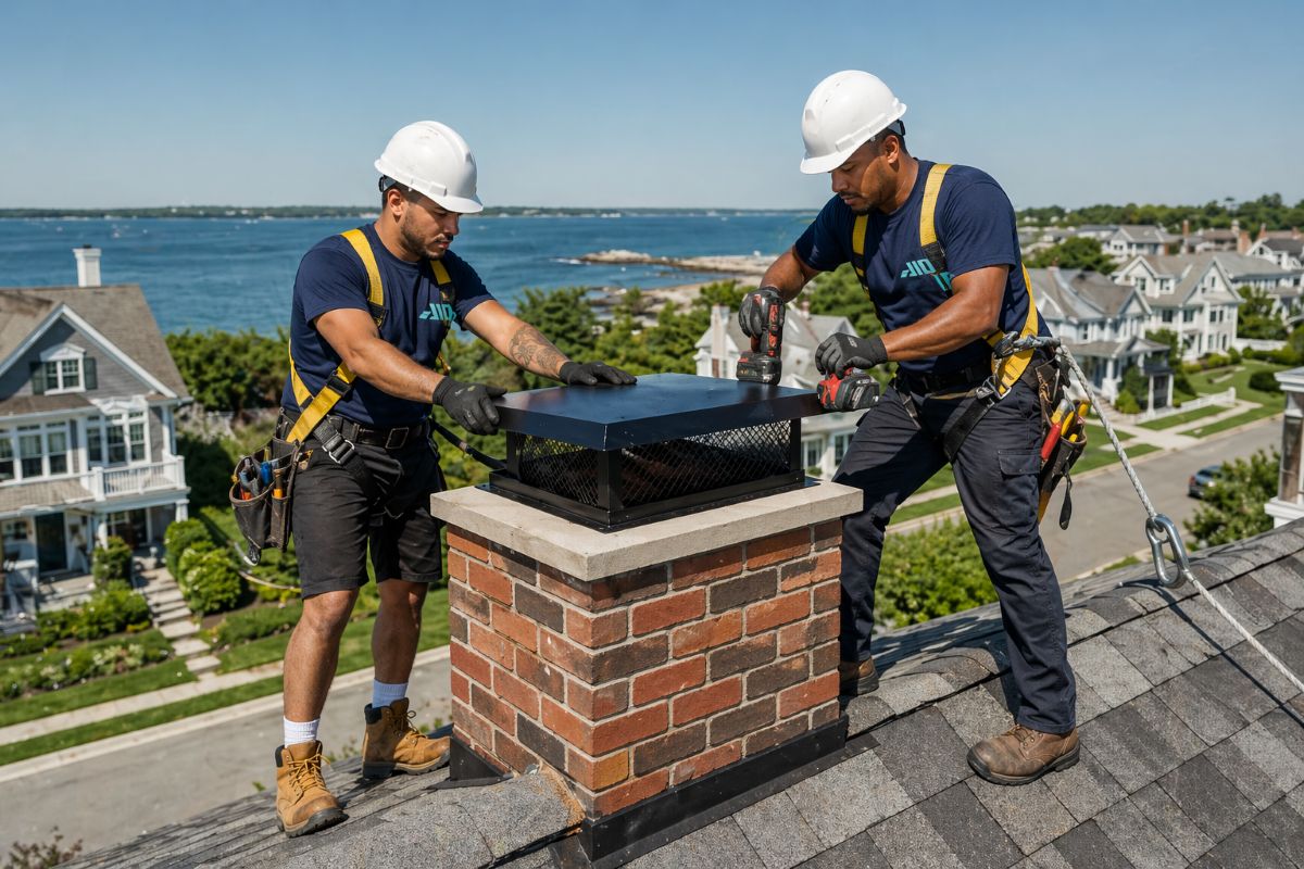 chimney cap installation contractor in RI