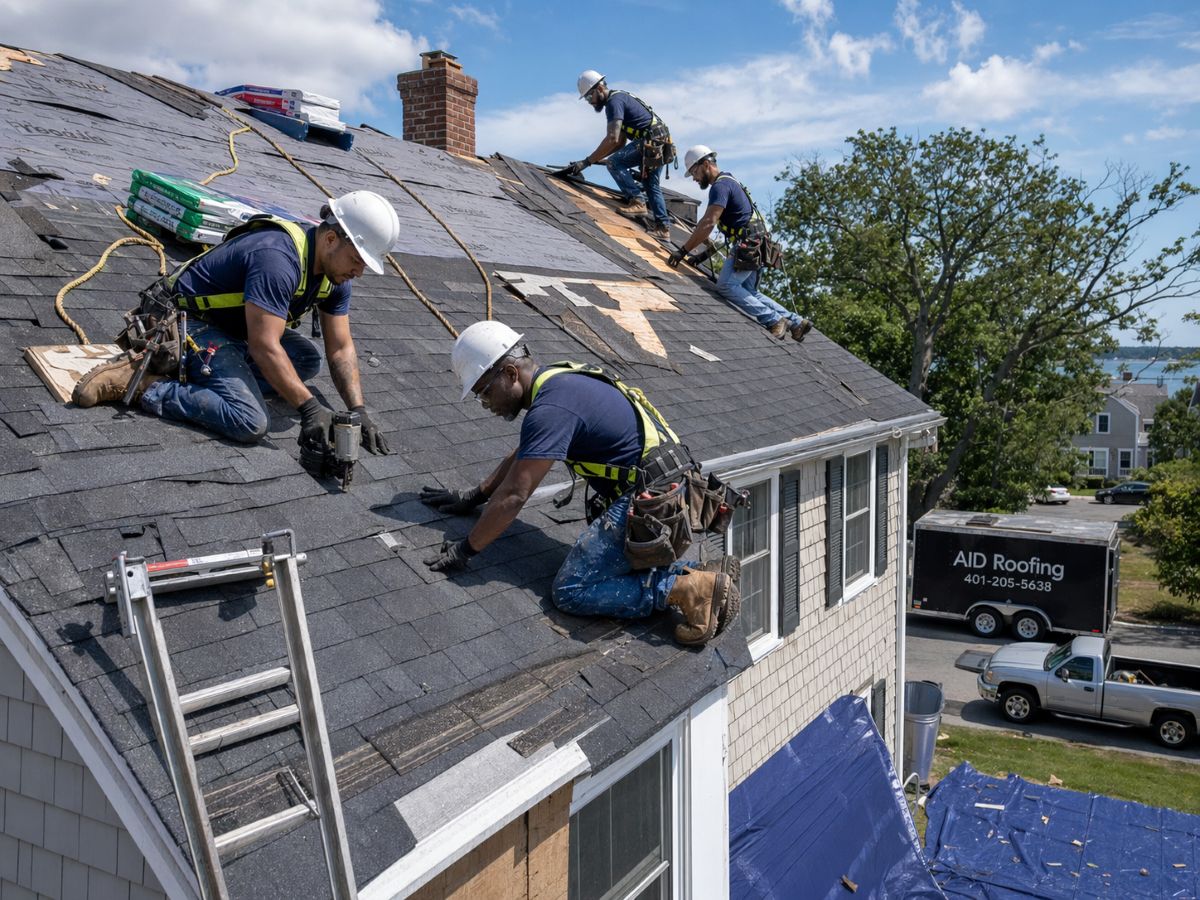Residential roof repair company in RI