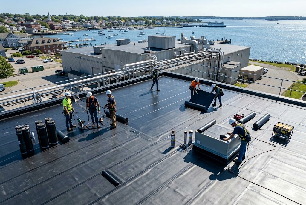 AID Roofing, flat roof repair and installation