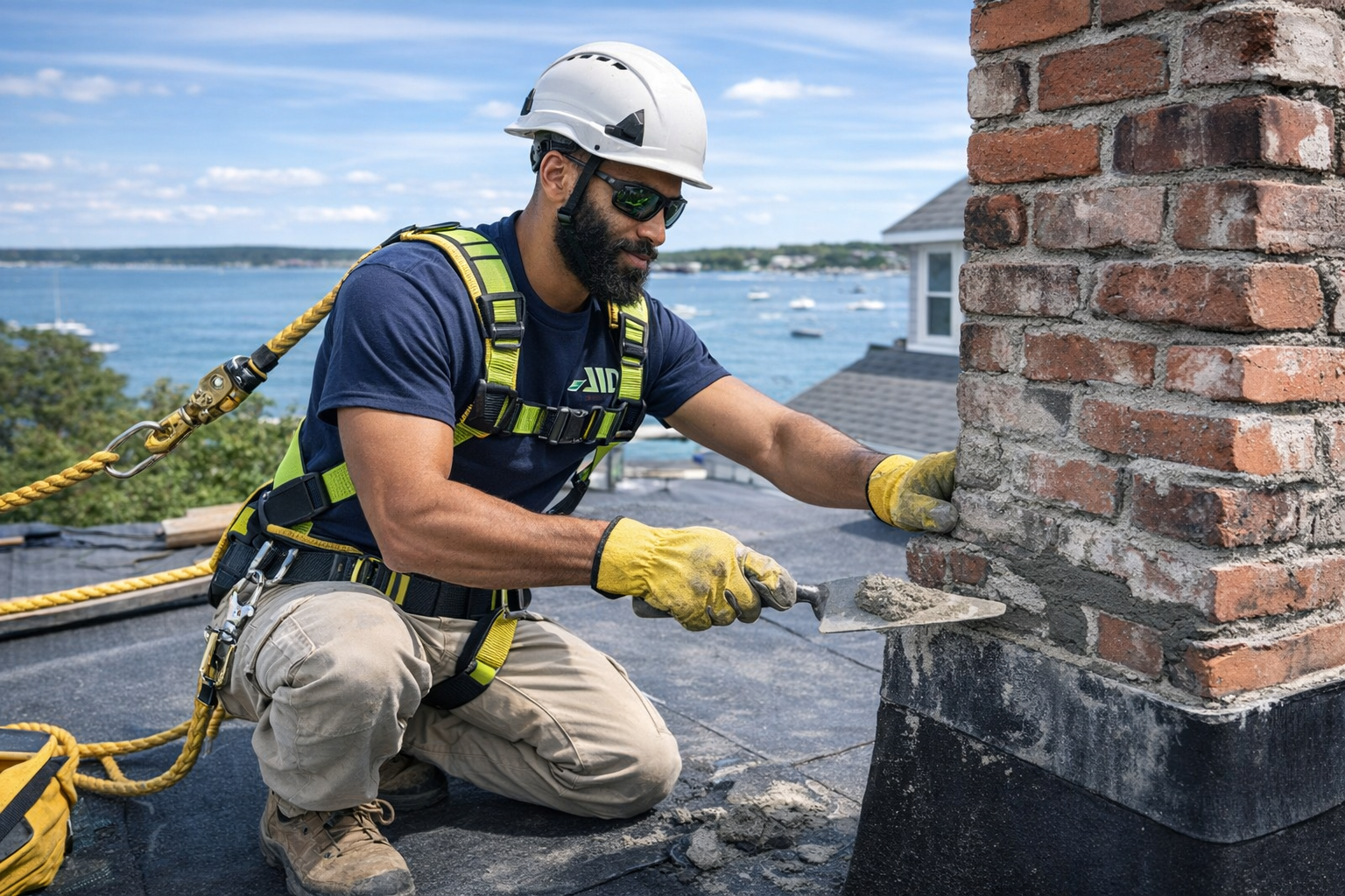 Chimney leak repair service in Rhode Island